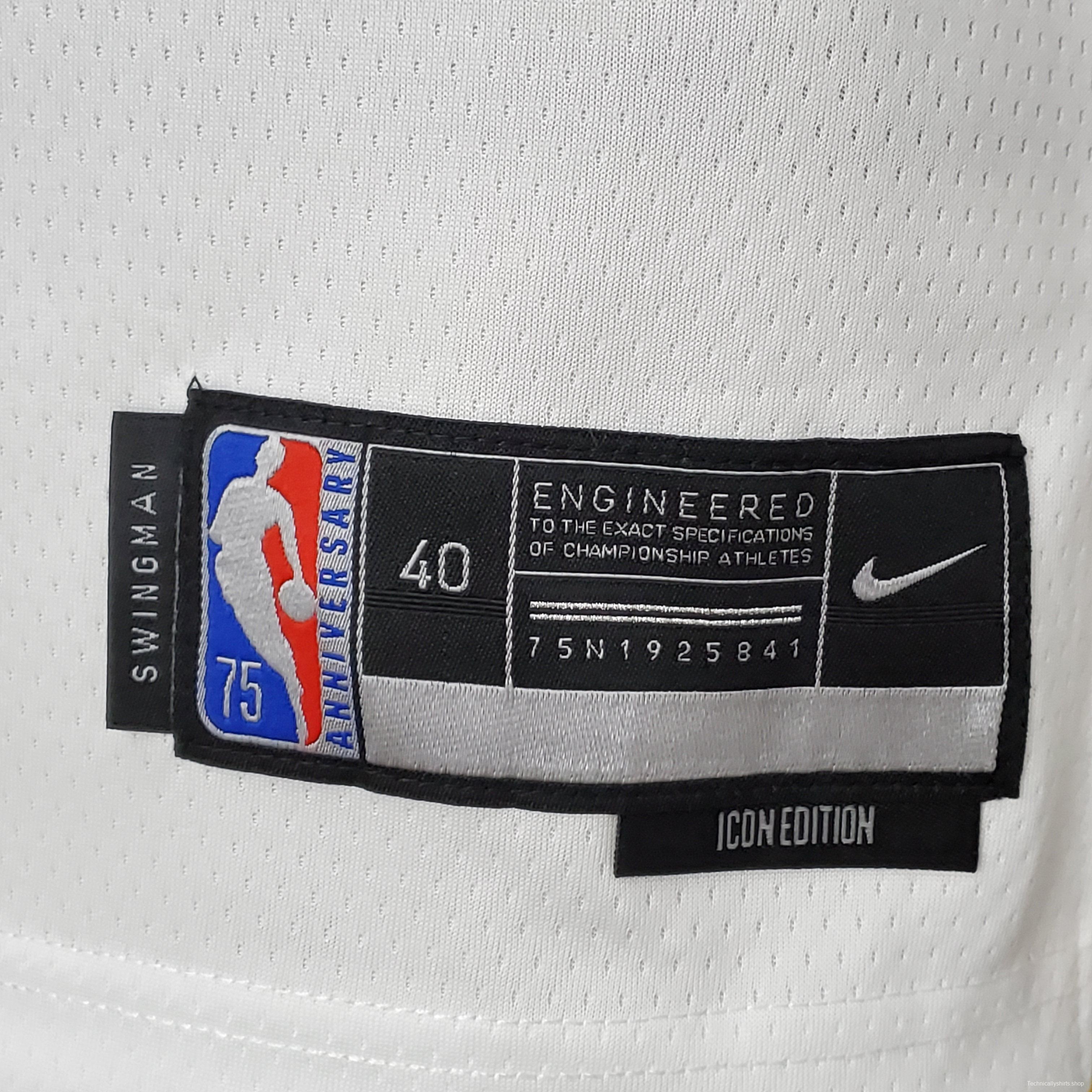 75th Anniversary Golden State Warriors Thompson #11 Mexico Edition White NBA Jersey