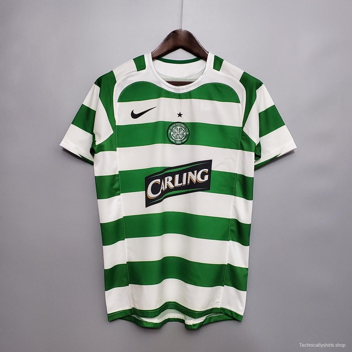 Retro 05/06 Celtic home Soccer Jersey