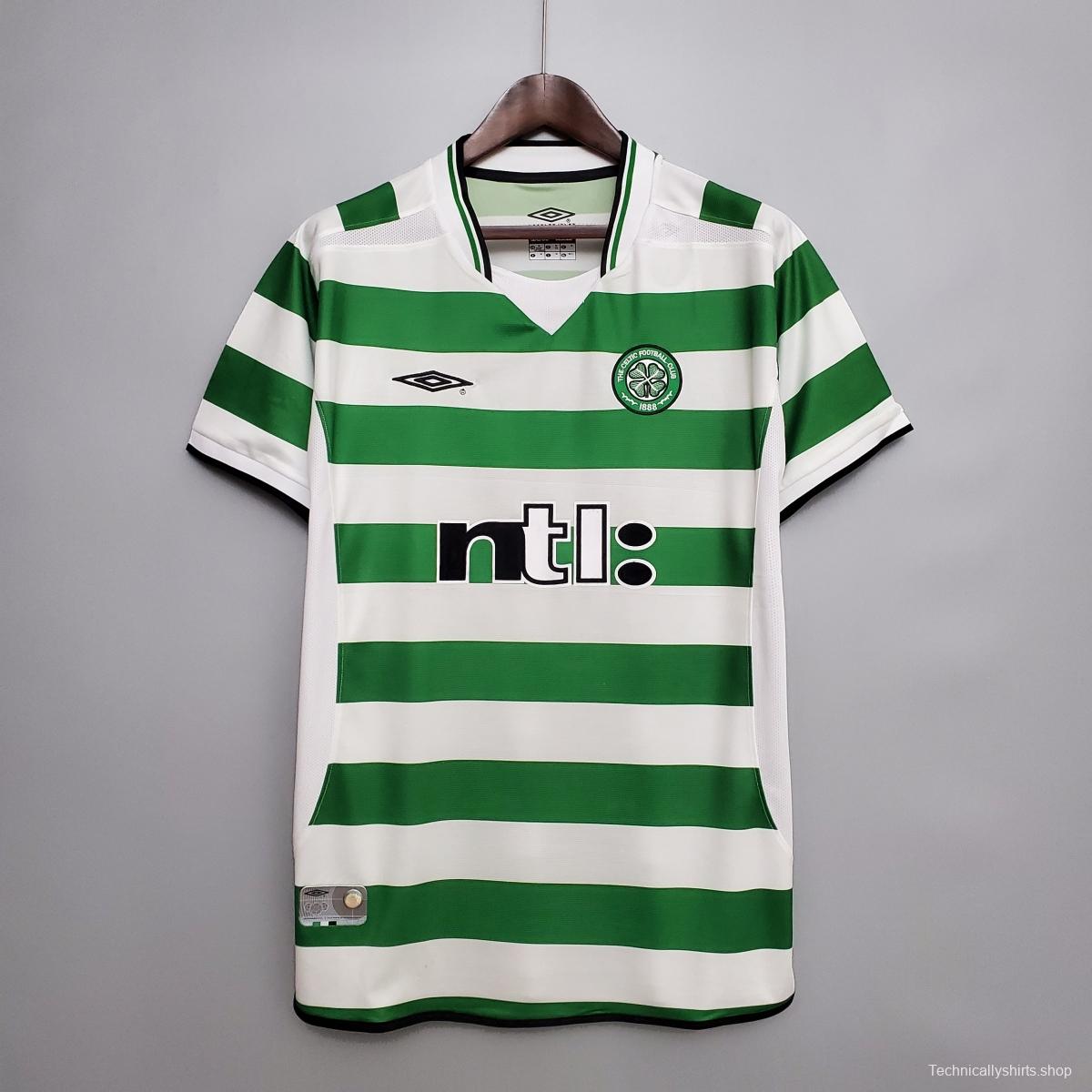 Retro 01/03 Celtic home Soccer Jersey