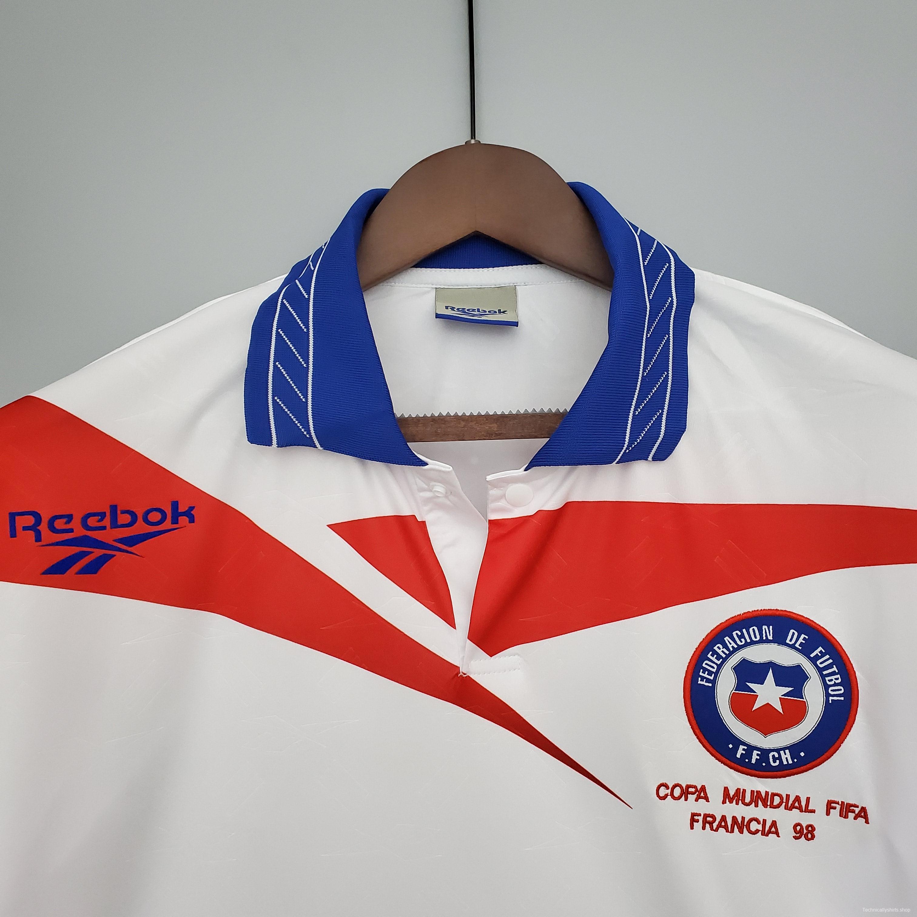 Retro Chile 1998 away Soccer Jersey