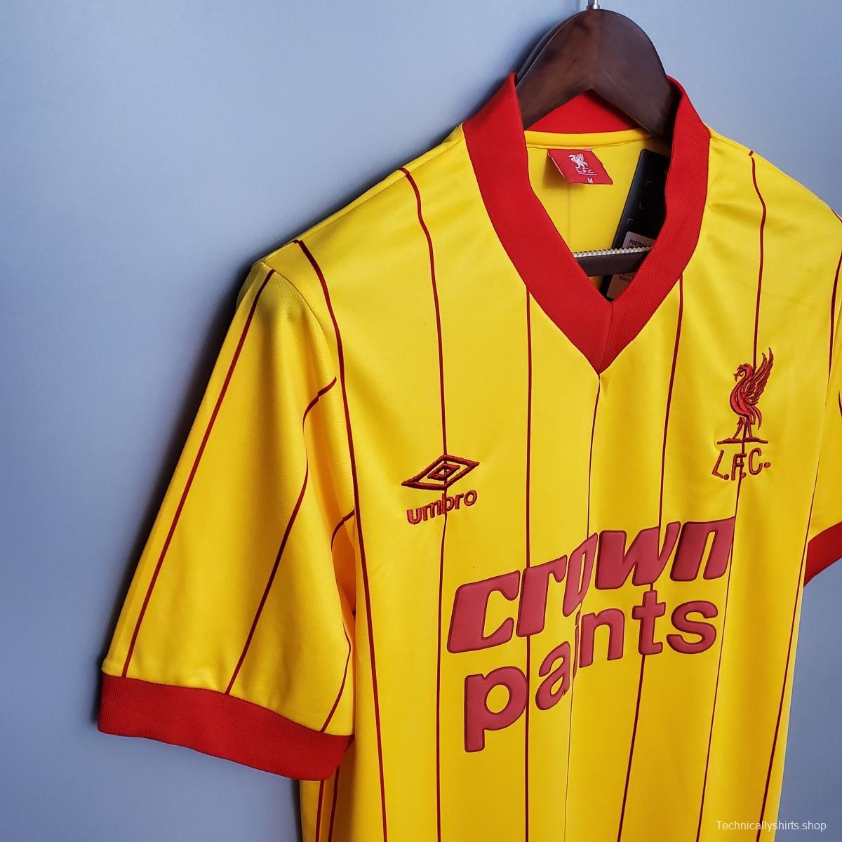 Retro 1984 Liverpool away Soccer Jersey