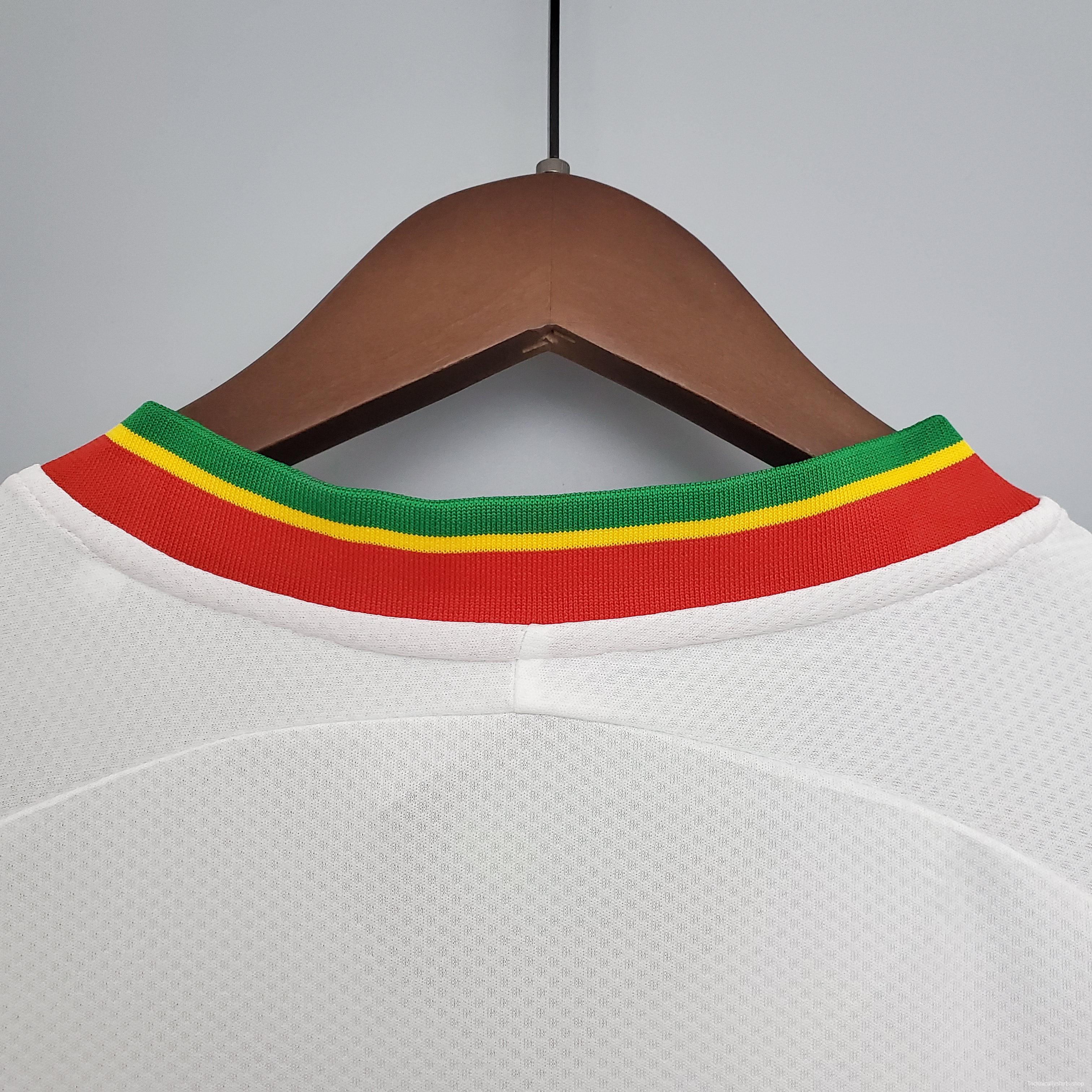 Retro 2002 Senegal white Soccer Jersey