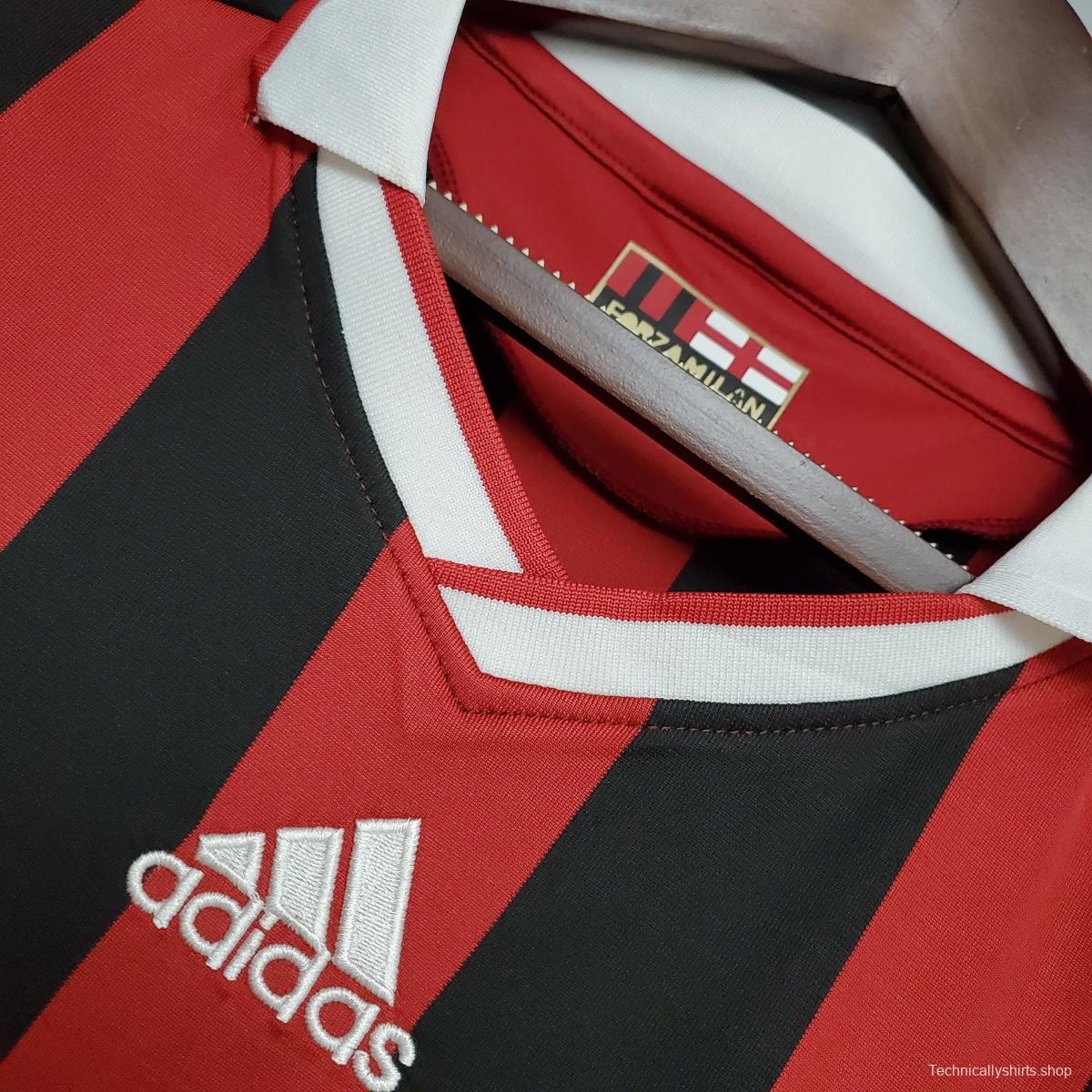 Retro 09/10 AC Milan home Soccer Jersey