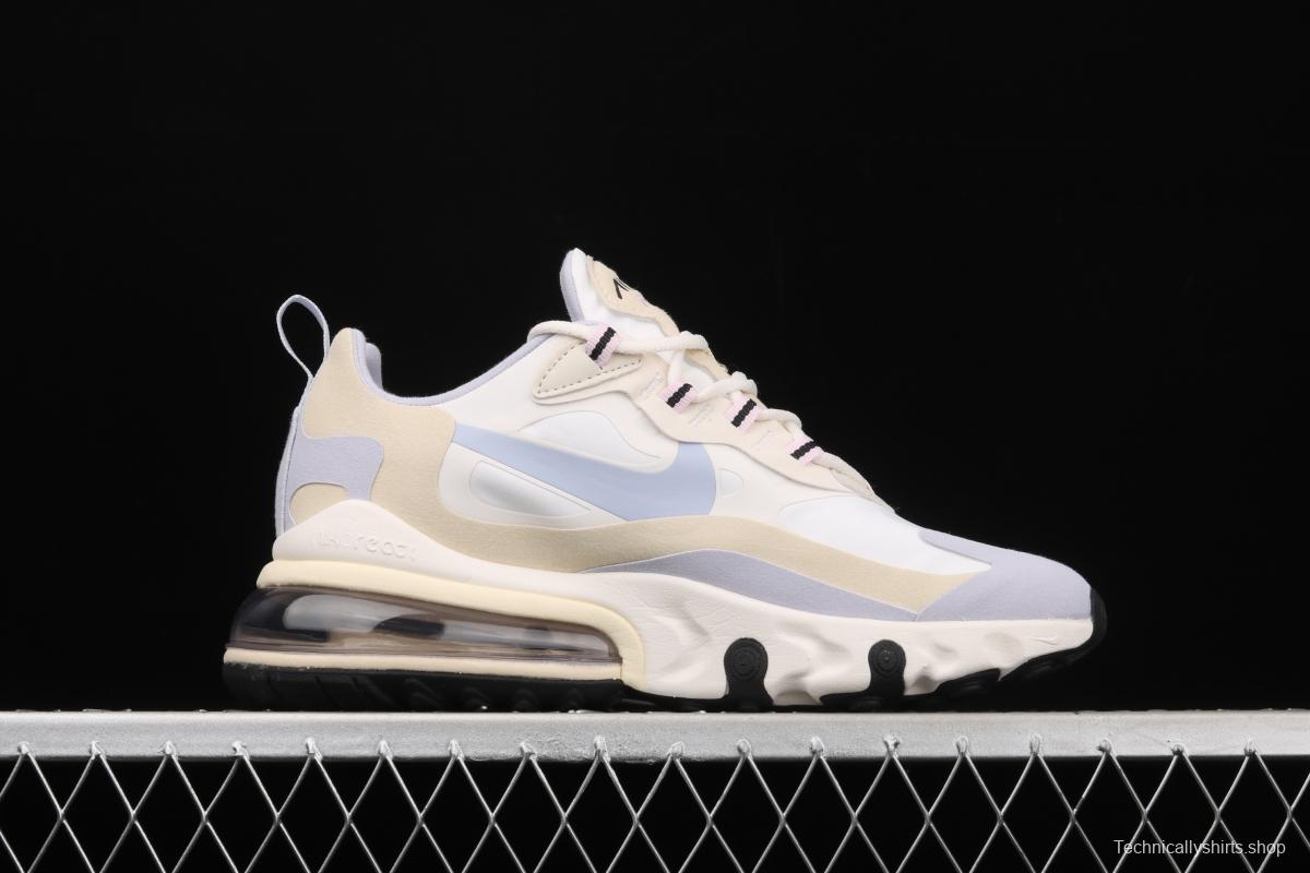 NIKE Air Max 270React new high-frequency mesh function half-palm air cushion cushioning running cloth shoes CT1287-100