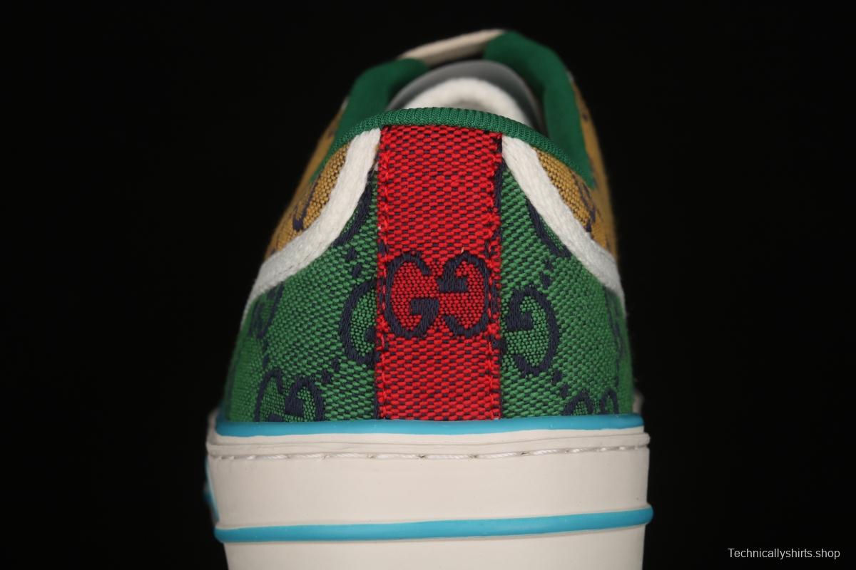 Gucci Tennis 1977 Print Sneaker canvas printed retro leisure sports board shoes 2UZ604275