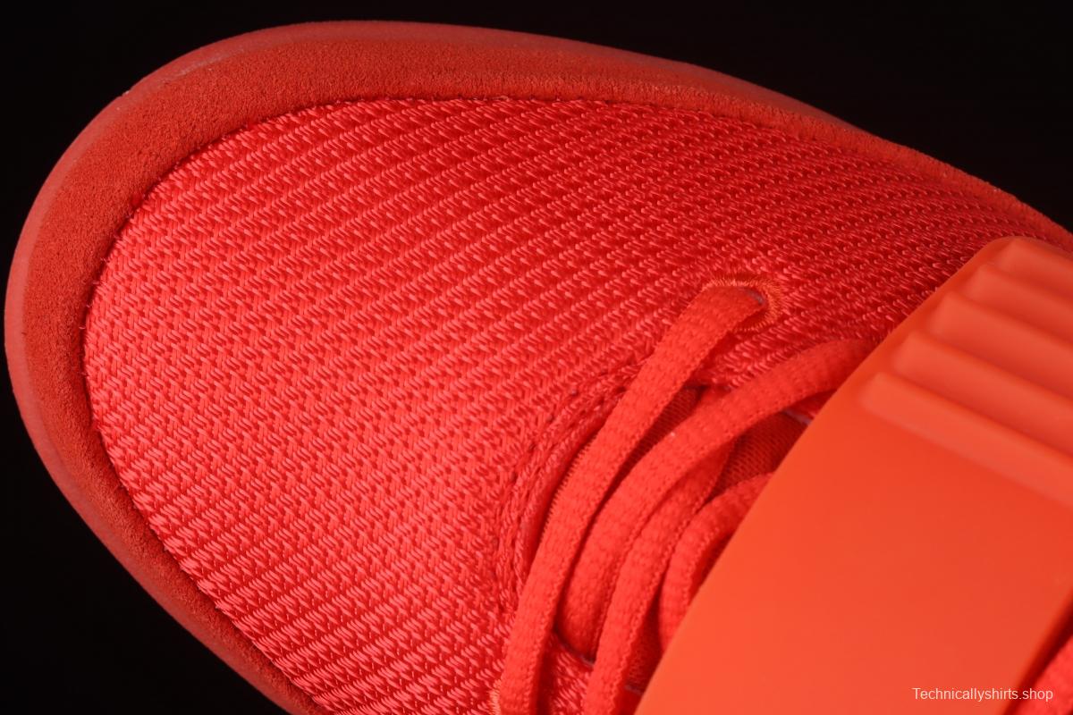 Kanye West x Nike Air Yeezy II SP Red October Coconut second Generation Limited Edition Red Coconut Night Kanye shoes Cultural cushion Leisure Sports Basketball shoes 508214-660