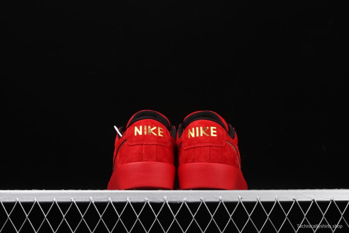 NIKE SB Blazer OG QS Trail Blazers Limited Edition Chinese Red Mouse New year Edition send blessings and money low-top board shoes leisure board shoes CJ7049-818