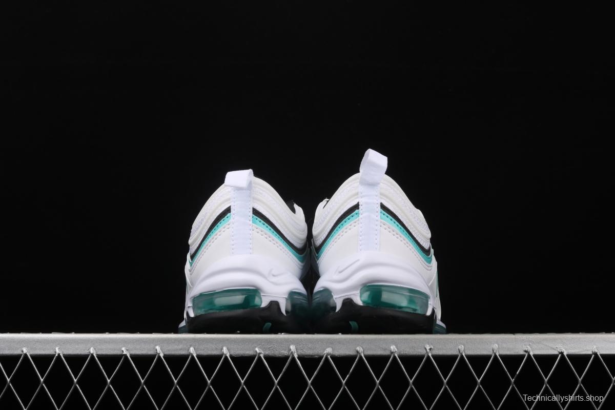 NIKE Air Max 97 White and green bullet air cushion running shoes CZ3574-130