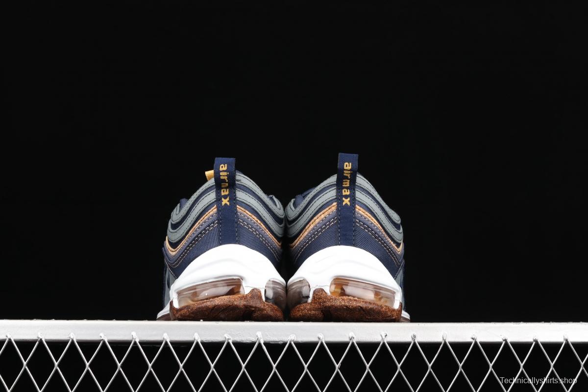 NIKE Air Max 97 SE bullet dark blue embroidered air cushion running shoes DC3986-300