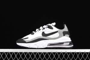 NIKE Air Max 270React new high-frequency mesh function half-palm air cushion cushioning running cloth shoes CT1264-101