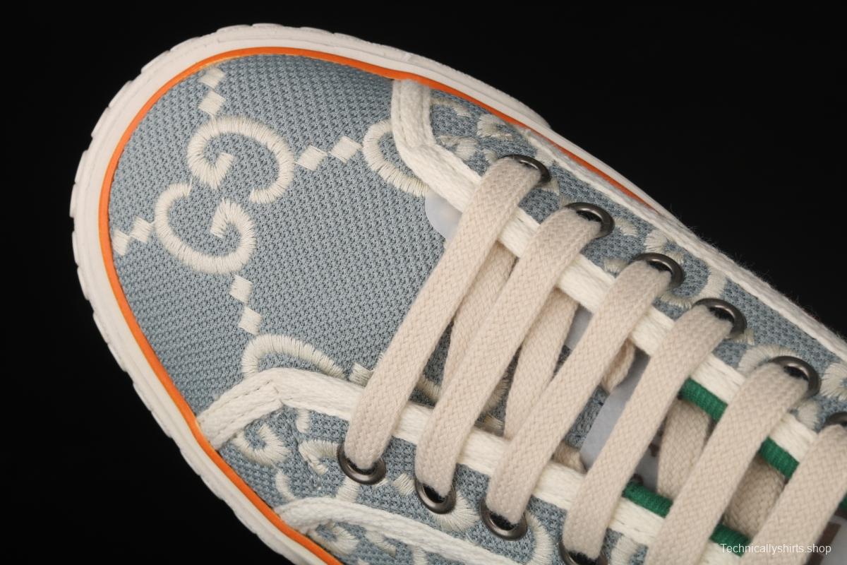 Gucci Tennis 1977 Print Sneaker canvas printed retro leisure sports board shoes