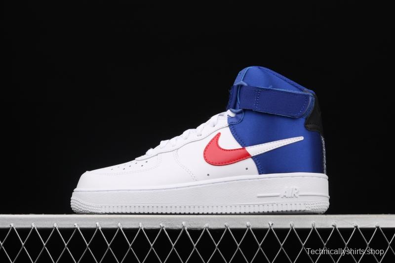 NIKE Air Force 1 High LV8 NBA joint name silk stitching high-top casual board shoes BQ4591-102