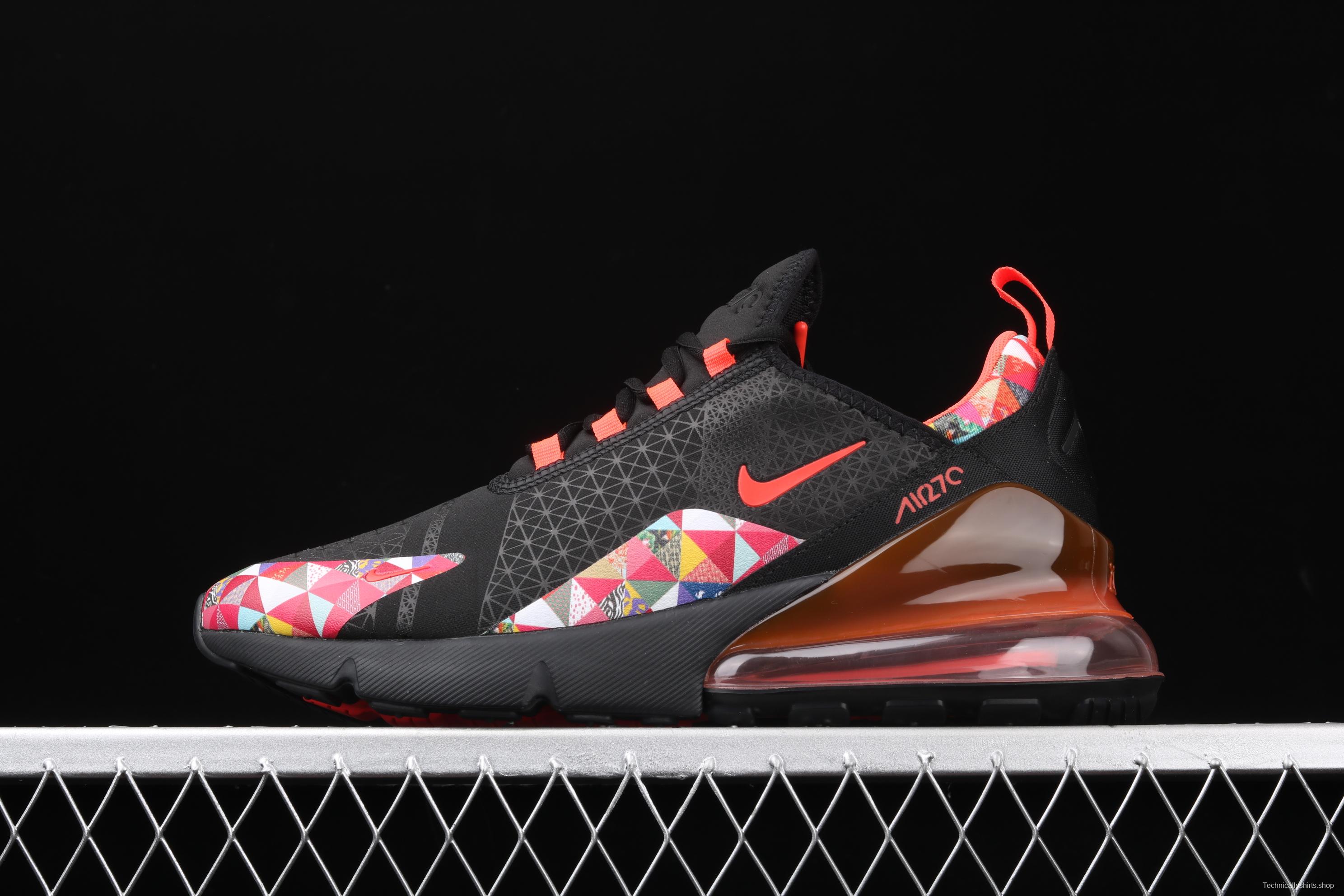 NIKE Air Max 270 ChineseNew Year New year limits 100 clothes CNY half-palm air cushion running shoes BV6650-016