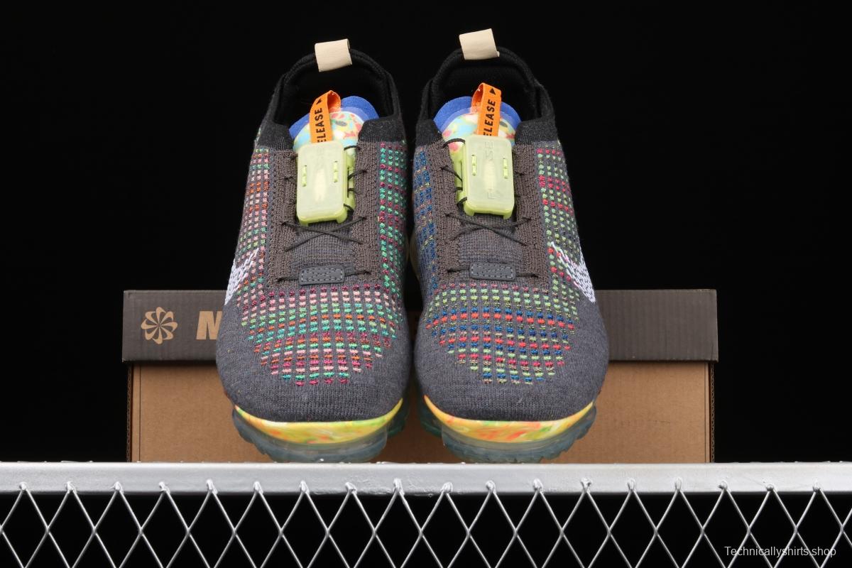 NIKE Air Vapormax 2020 Flyknit fly-woven fast tie full-palm air cushion jogging shoes CJ6740-003