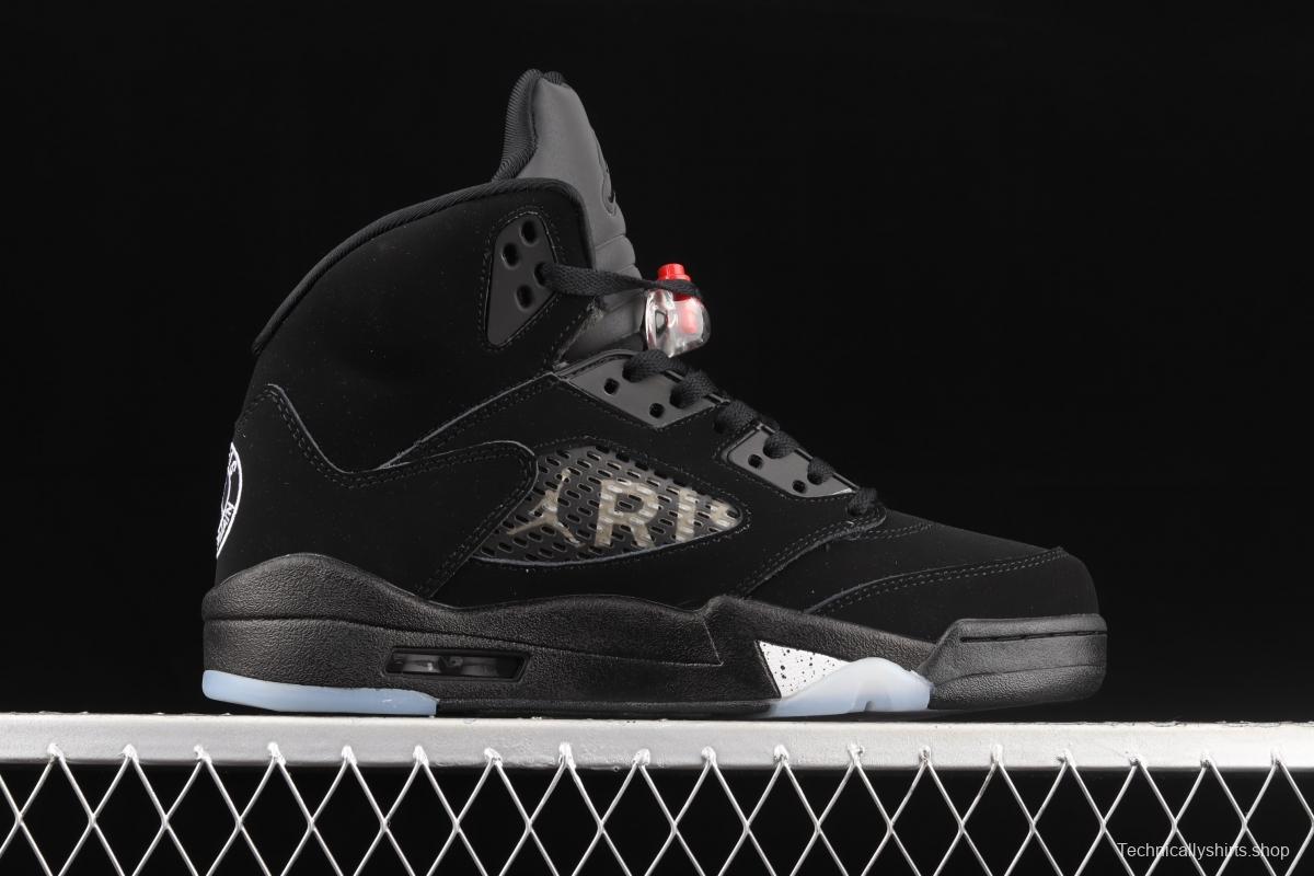 Air Jordan 5 OG Black Metallic Black Silver AV9175-001