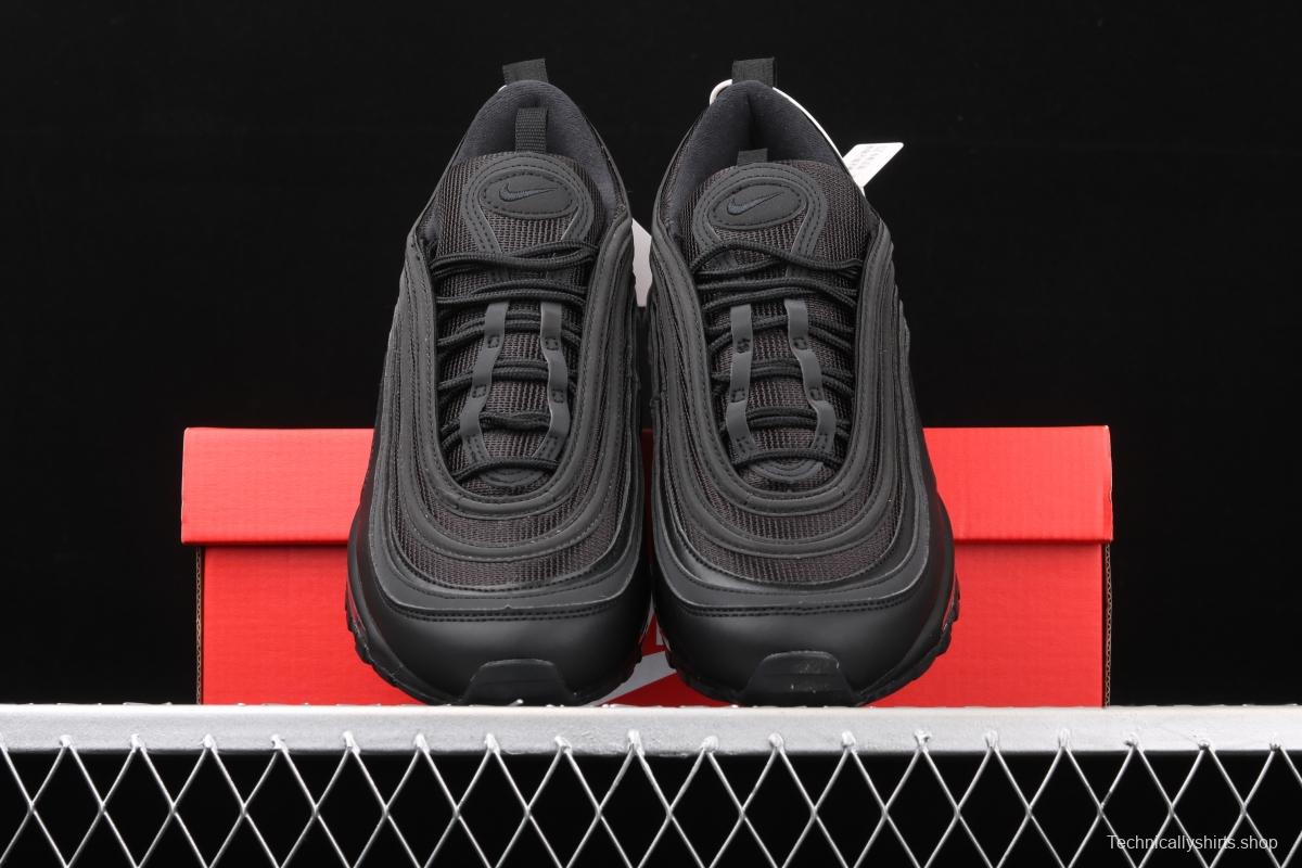 NIKE Air Max 973M reflective all-black bullet air cushion running shoes BQ4567-001