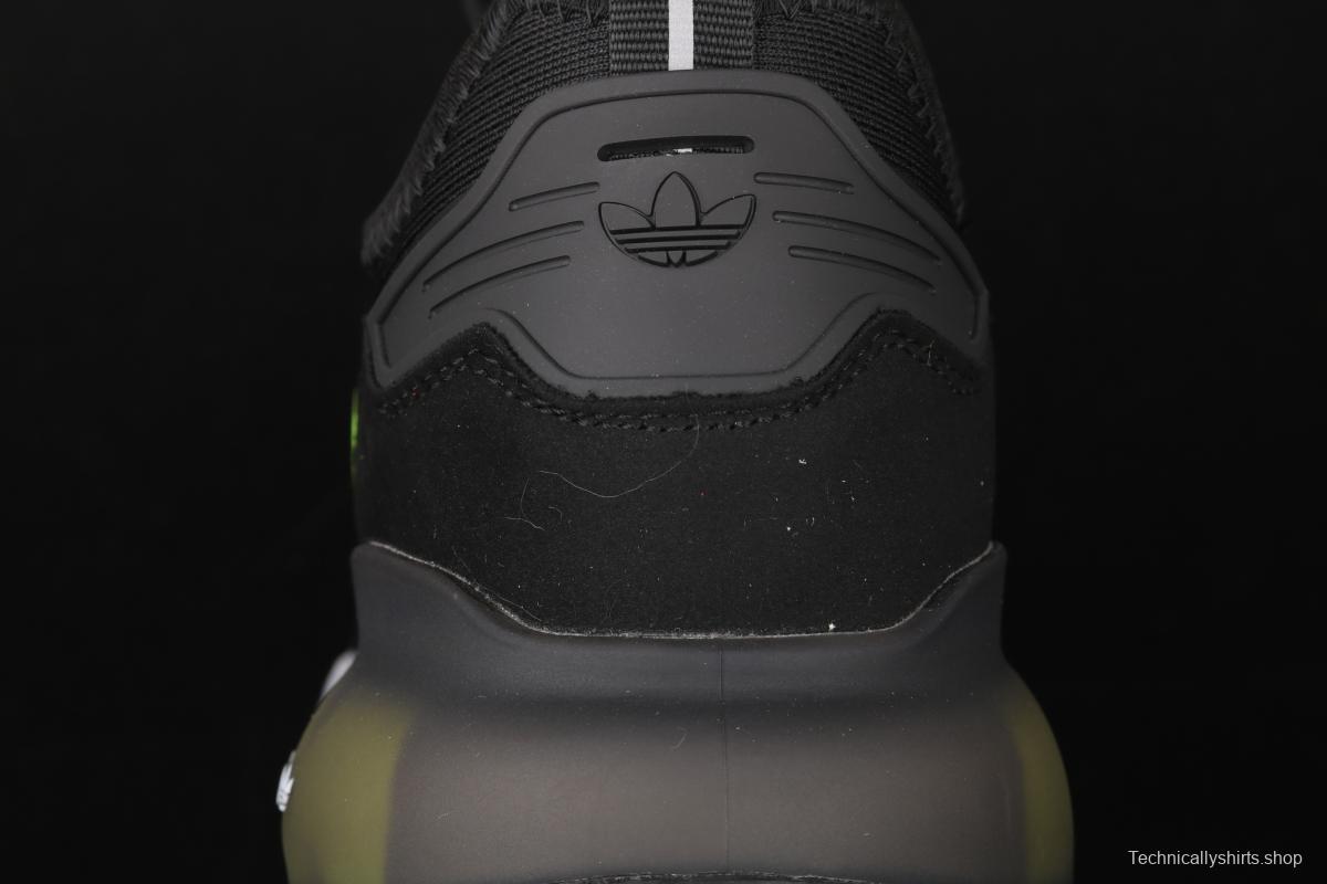 Adidas ZX 2K Boost FV7472 2020 summer new clover popcorn vintage running shoes