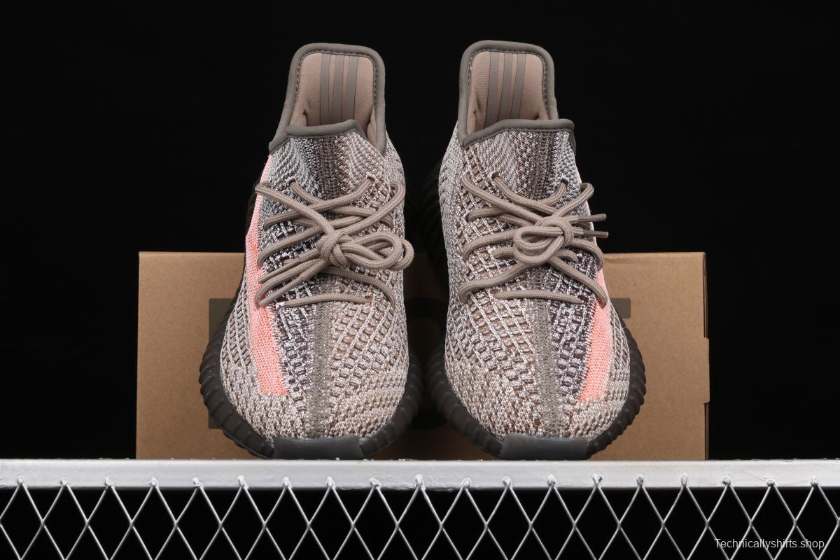 Adidas Yeezy 350 Boost V2 Ash Stone GW0089 Darth Coconut 350 second generation hollowed-out volcanic lime powder color BASF Boost original