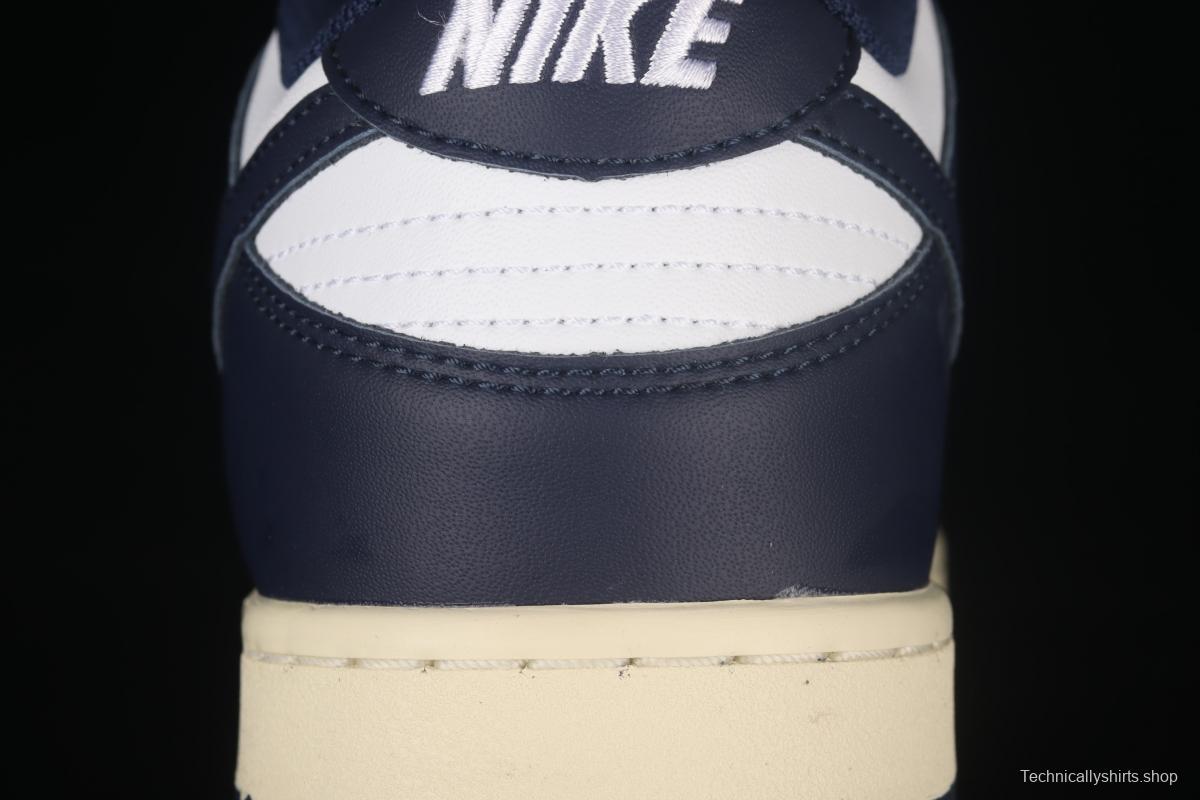 NIKE SB DUNK Low Navy Blue navy blue color SB buckle rebound fashion casual board shoes DD1503-115