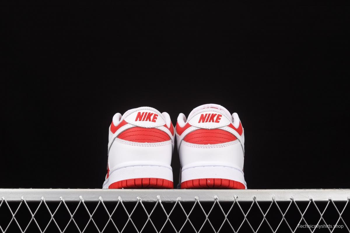 NIKE SB DUNK Retro Low White/University Red University Red Slam Dunk Series low-side leisure sports skateboard shoes CW1590-600