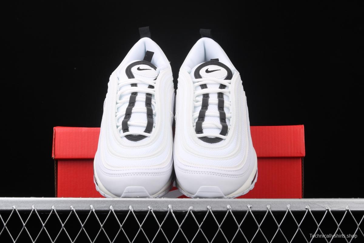 NIKE Air Max 97 Ultra'17 White Black White Rice Black 3M reflection retro leisure sports air cushion jogging shoes 921733-103