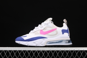 NIKE Air Max 270React new high-frequency mesh function half-palm air cushion running shoes CU7833-101