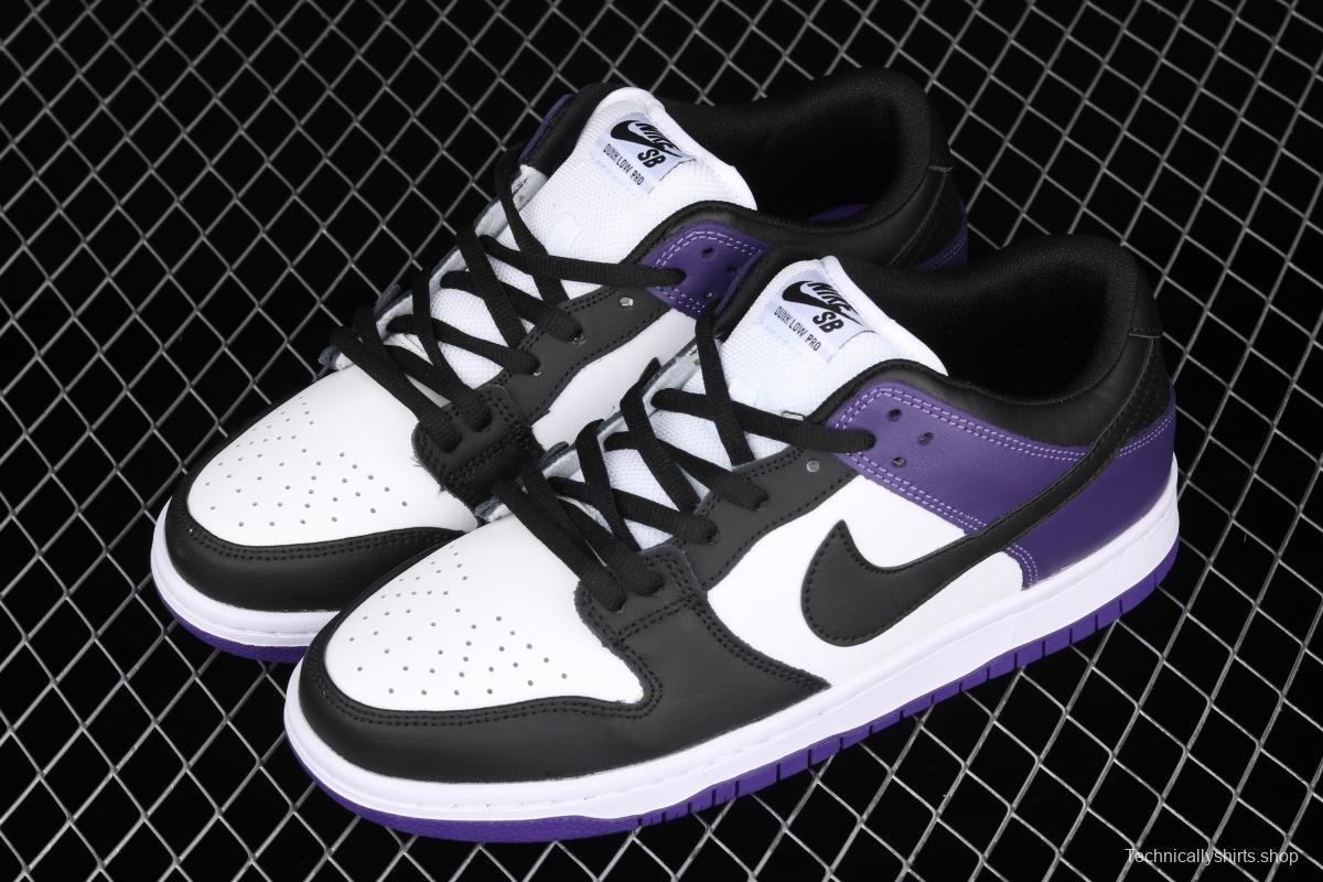 NIKE SB DUNK Low Court Purple black and purple North Carolina low-top leisure sports skateboard shoes BQ6817-500