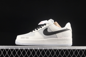 NIKE Air Force 11607 GORE-TEX Rice White Grey low-top Leisure Board shoes DO2760-206