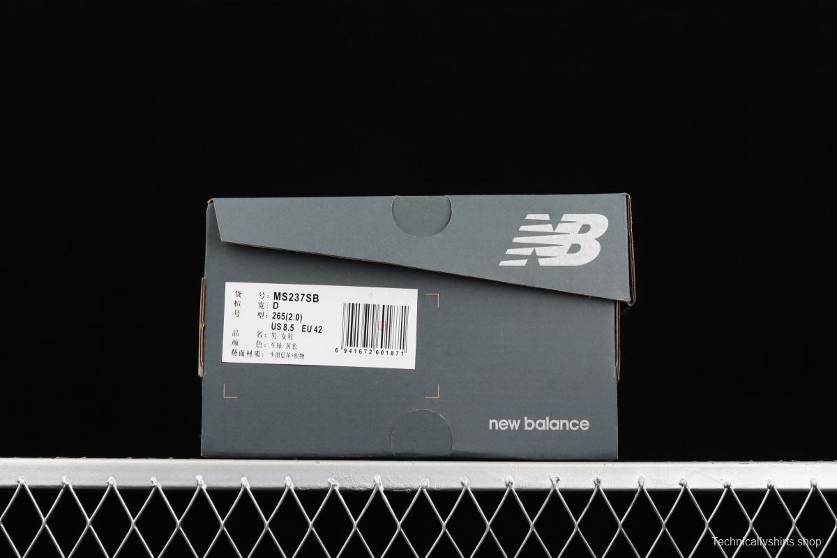 New Balance MS237 series retro leisure sports jogging shoes MS237SB