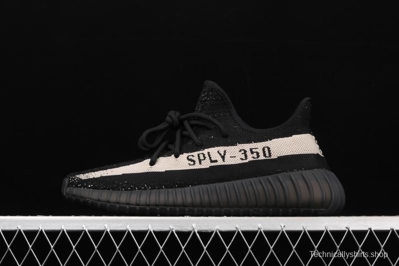 Adidas Yeezy 350V2 Real Boost Basf BY1604 Darth Coconut 350 second generation classic black and white color matching BASF Boost original