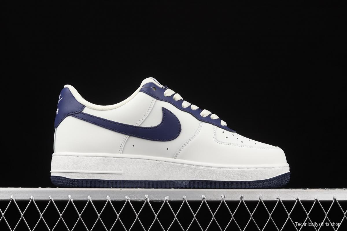 NIKE Air Force 11607 Low rice blue stitching low-top casual board shoes AL2236-106