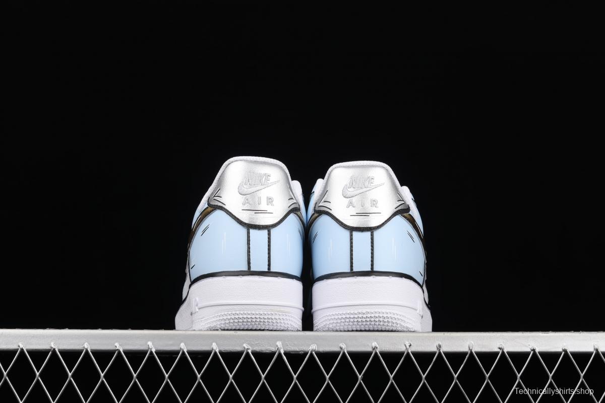 NIKE Air Force 11607 Low two-dimensional theme ice and snow strange color matching low-top casual board shoes CW2288-212