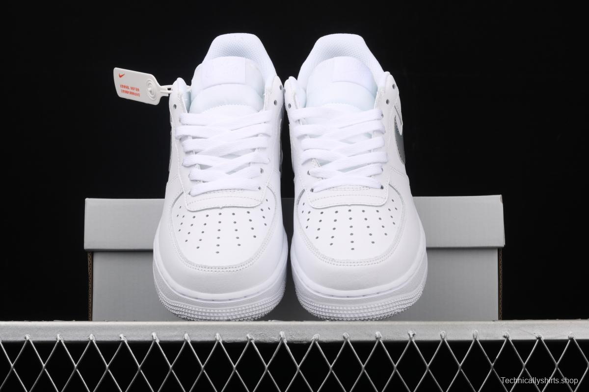 NIKE Air Force 1 Low GS white and blue dazzling haze laser low-top casual board shoes 314219-131