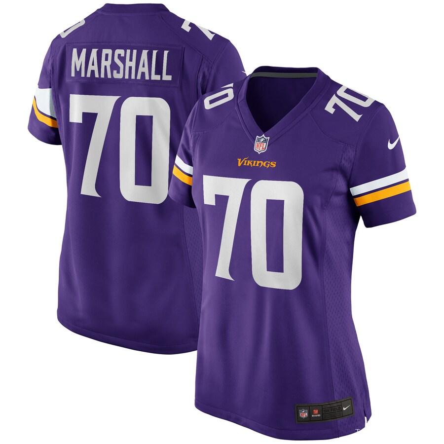 Women's Jim Marshall Purple Retired Player Limited Team Jersey