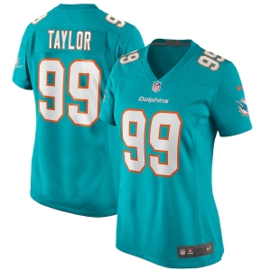 Women's Jason Taylor Aqua Retired Player Limited Team Jersey