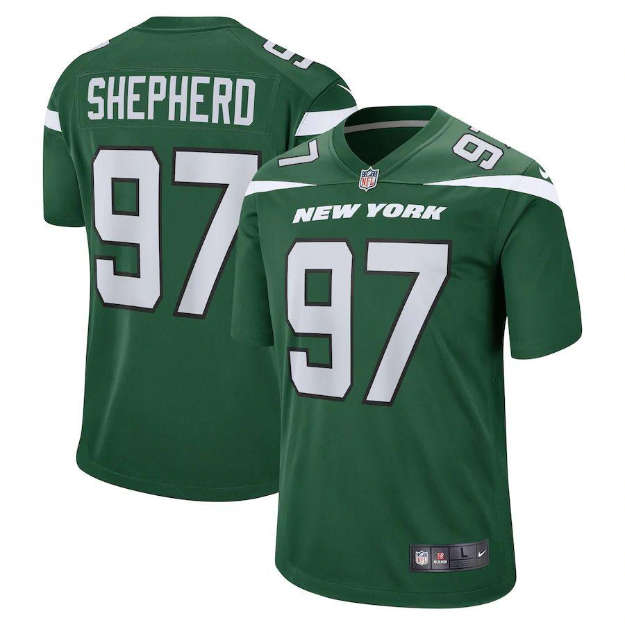 Men's Nathan Shepherd Gotham Green Player Limited Team Jersey