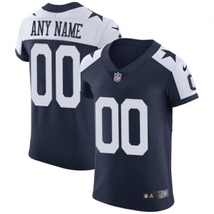 Men's Navy Custom Throwback Elite Team Jersey