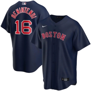 Men's Andrew Benintendi Navy Alternate 2020 Player Team Jersey