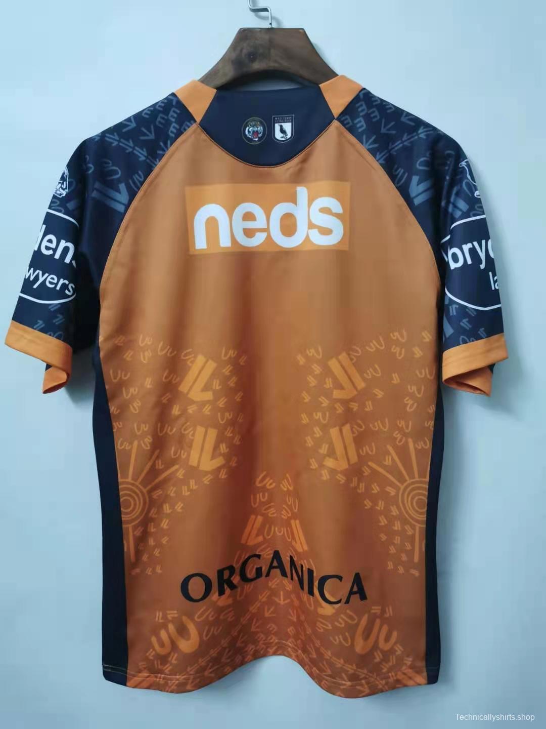 Wests Tigers 2021 Mens Indigenous Rugby Jersey