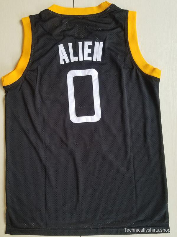 Mon-Stars 0 Alien Black Bastetball Jersey