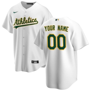 Men's White Home 2020 Custom Team Jersey