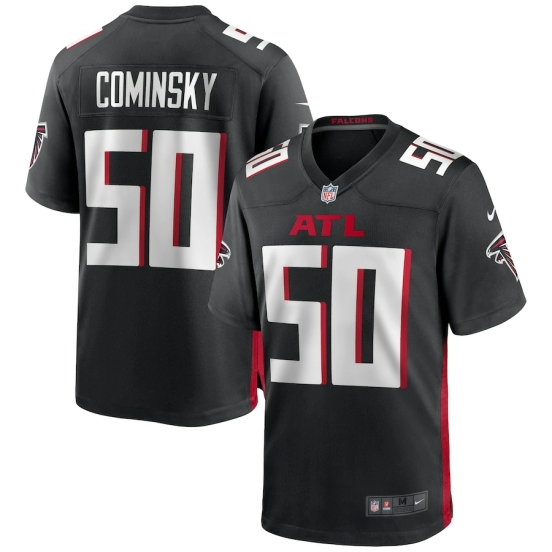 Men's John Cominsky Black Player Limited Team Jersey