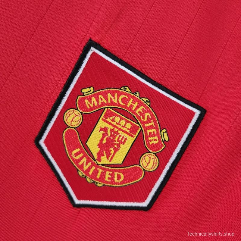 22/23 Women Manchester United Home  Soccer Jersey