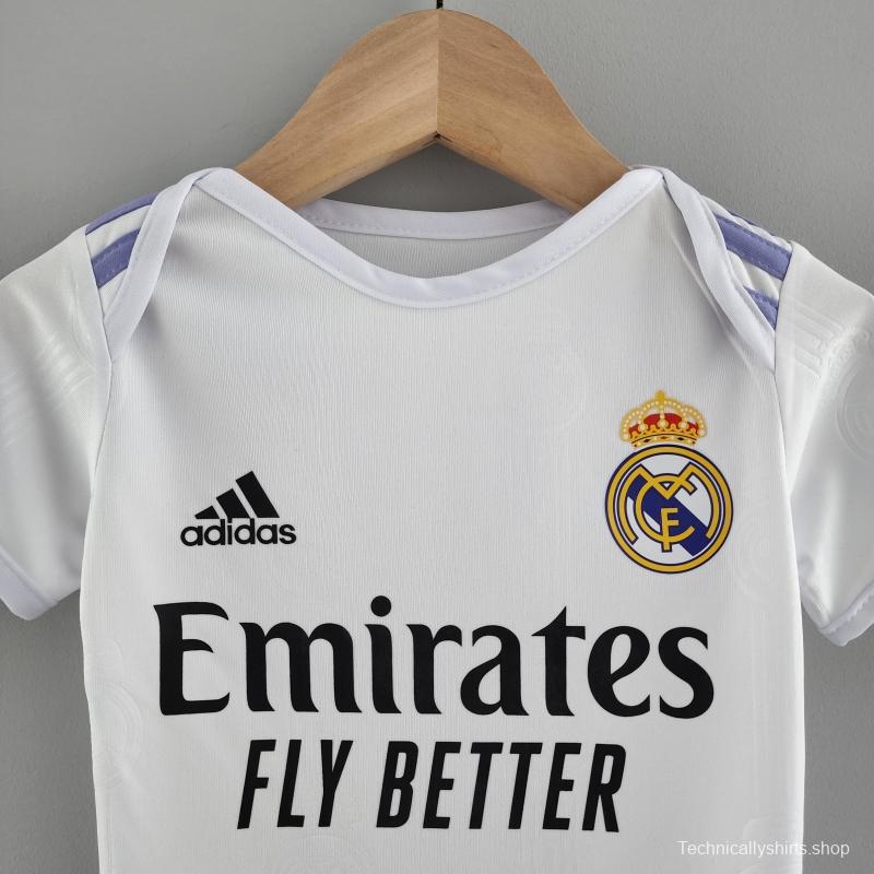 22/23 Real Madrid Home Baby Jersey 6-18 Month KM#0016