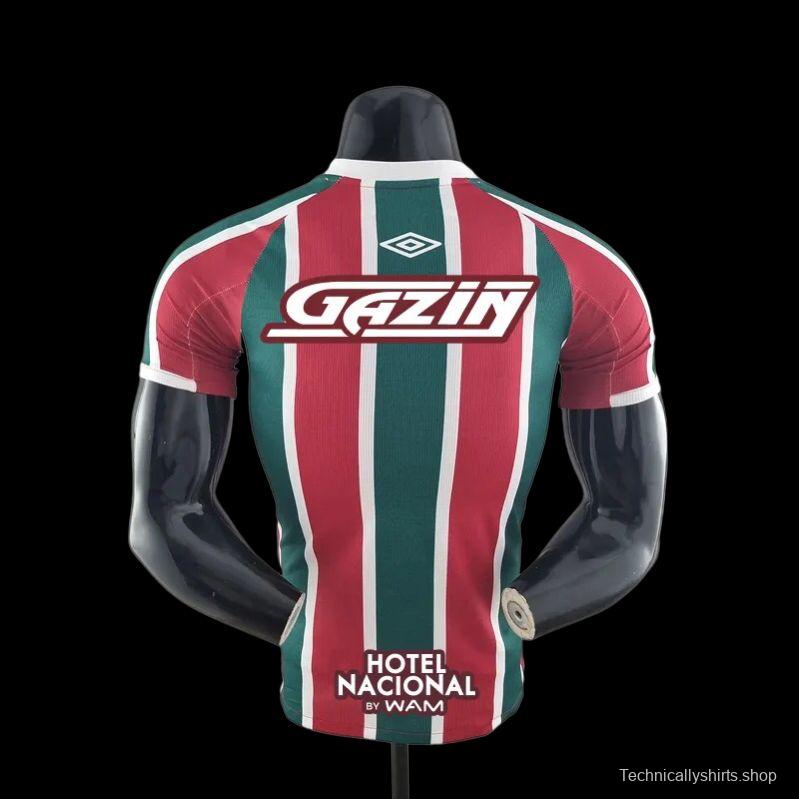 Player Version 22/23 All Sponsors Fluminense Home Soccer Jersey