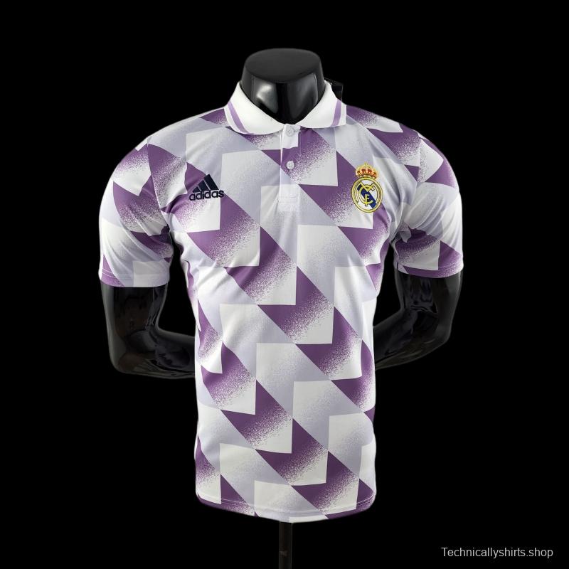 22/23 POLO Real Madrid Purple And White