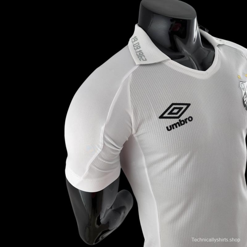 Player Version 22/23 Santos Home Soccer Jersey