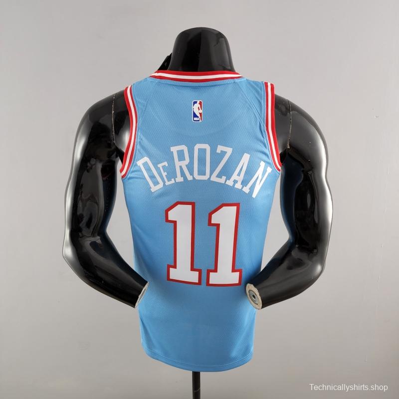 Chicago Bulls DeROZAN #11 Blue NBA Jersey