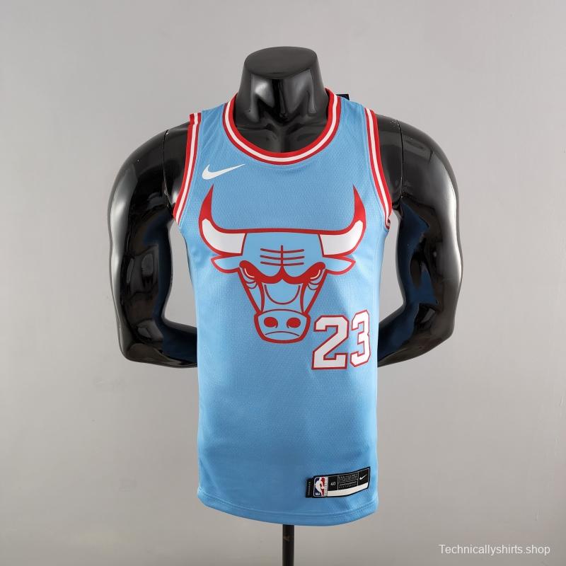 Chicago Bulls JORDAN#23 Blue NBA Jersey