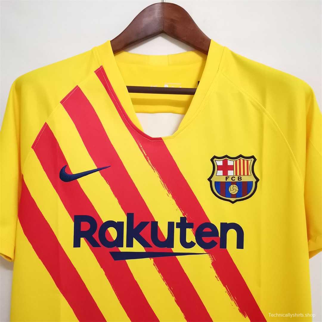 Retro 19/20 Barcelona Fourth Away Soccer Jersey